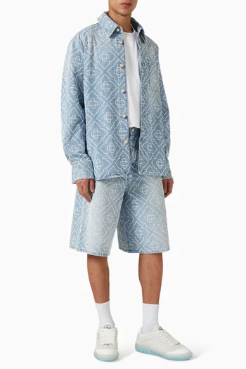 Pearl Shorts in Denim