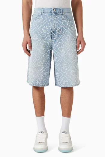 Pearl Shorts in Denim