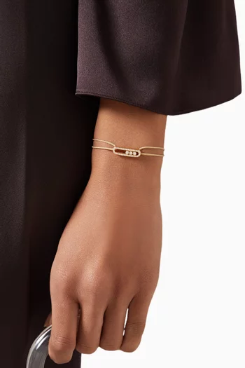 Cares Diamond Cord Bracelet in 18kt Yellow Gold