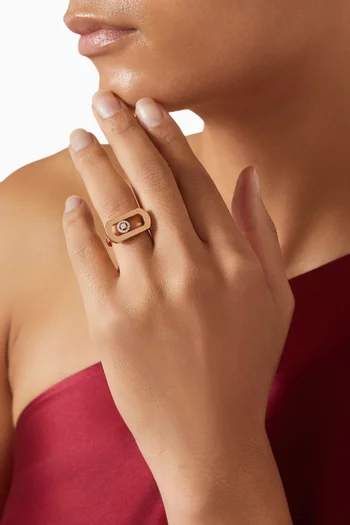 So Move Diamond Ring in 18kt Rose Gold