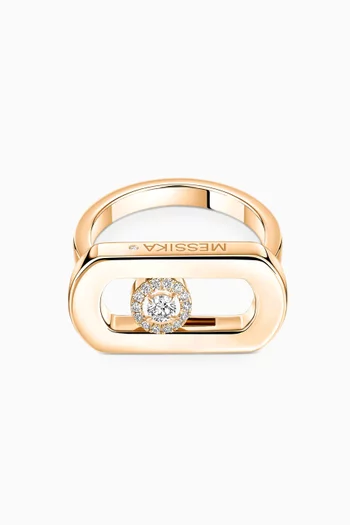 So Move Diamond Ring in 18kt Rose Gold