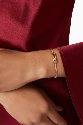 Cares Diamond Cord Bracelet in 18kt Yellow Gold