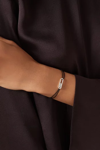 Cares Diamond Cord Bracelet in 18kt White Gold