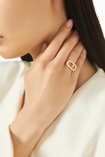 So Move Diamond Ring in 18kt Yellow Gold