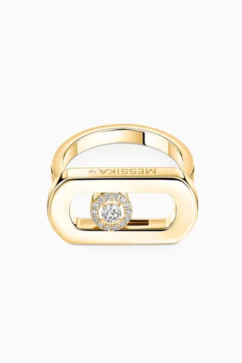 So Move Diamond Ring in 18kt Yellow Gold