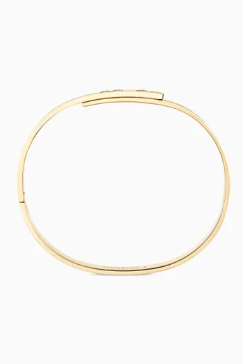 سوار موف نوا سيزيل مرصع بالماس ذهب أصفر عيار 18