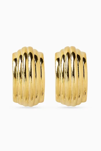 أقراط نصف دائرية بمشبك فينتج من الثمانينيات