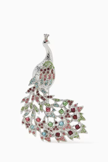 بروش بتصميم طاووس فينتج من الثمانينيات