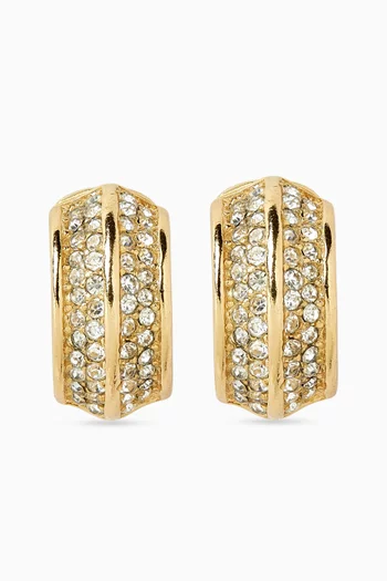 1980s Demi Hoop Clip-on Earrings