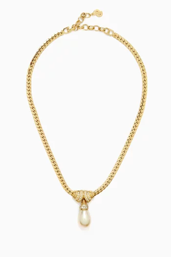 1980s Faux Pearl Necklace