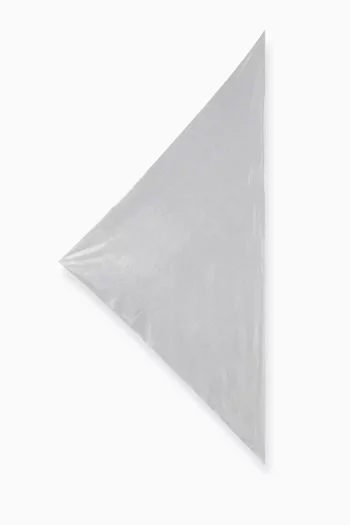 Triangle Scarf in Lamé