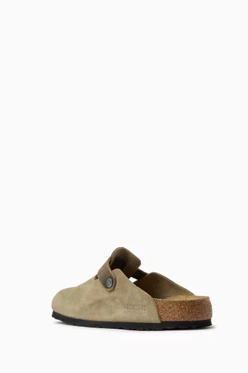Boston Soft Footbed in Suede & Oiled Leather