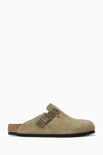Boston Soft Footbed in Suede & Oiled Leather