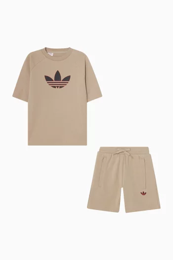 Trefoil Loose Co-ord Set in Cotton