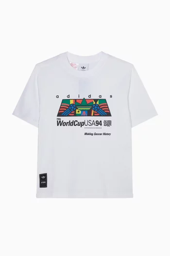 Graphic Print T-Shirt in Cotton