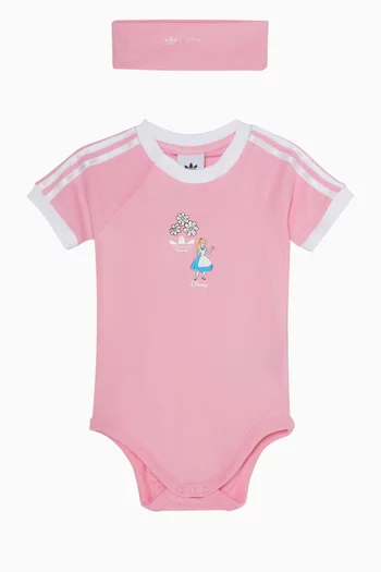 x Disney Bodysuit & Headband Set in Cotton