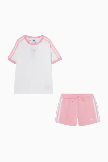 x Dsiney T-Shirt & Shorts Set in Cotton