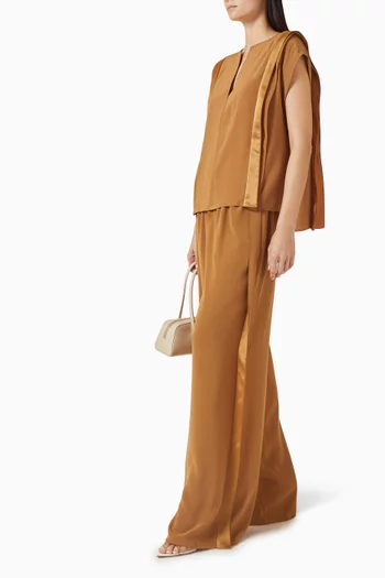 Sash Wide-leg Pants