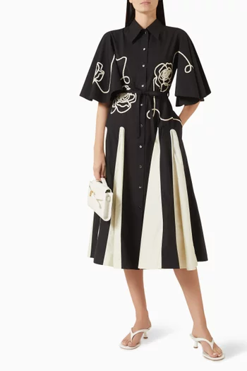 فستان تاليا بحزام