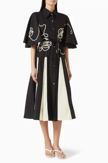 فستان تاليا بحزام