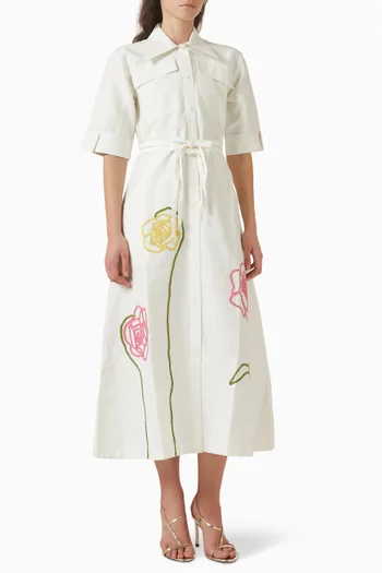 فستان جاردن 01‏ بحزام