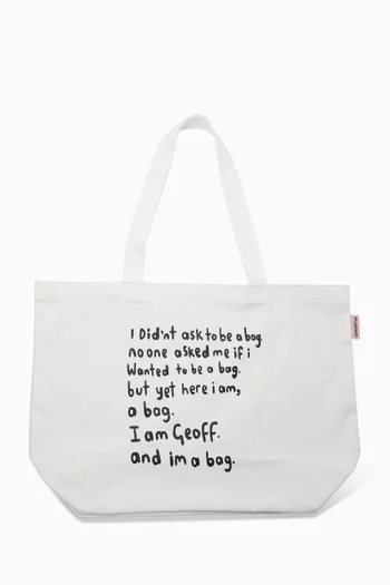 حقيبة يد مزينة بطبعة قنب