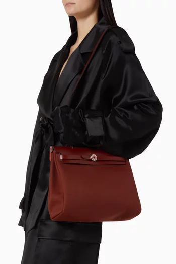 Unused Herbag Zip 31 Bag in Vache Hunter Leather