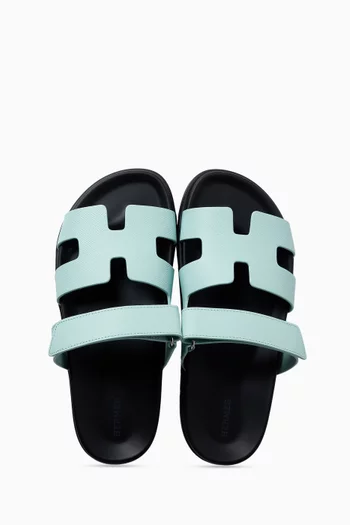 حذاء مفتوح تشيبريه جلد ايبسوم غير مستعمل، مقاس 40 بالمقاسات الأوروبية