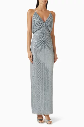 open lace back dress Buy Party Wear Gowns Online in Dubai – Liba Fashion main image 1
