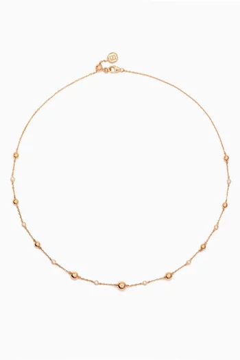 Enishi Diamond Choker in 18kt Rose Gold