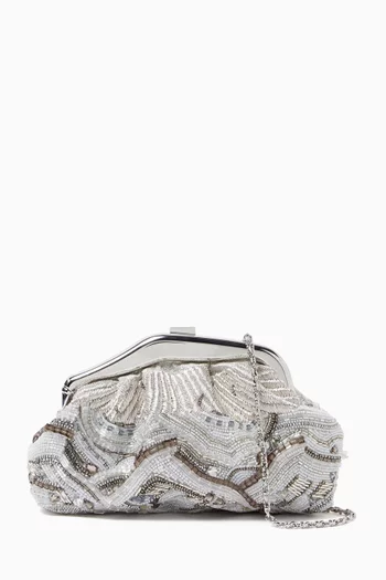 كلاتش ماليابل مزين بتطريزات