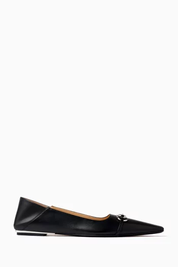 Vittoria Ballerina Flats in Nappa Leather