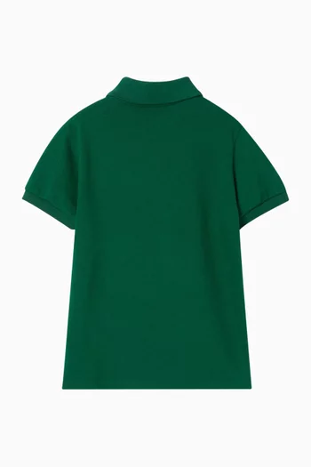 Logo Polo T-shirt in Cotton