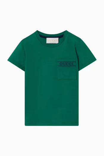 تي شيرت بطبعة شعار الفروسية قطن