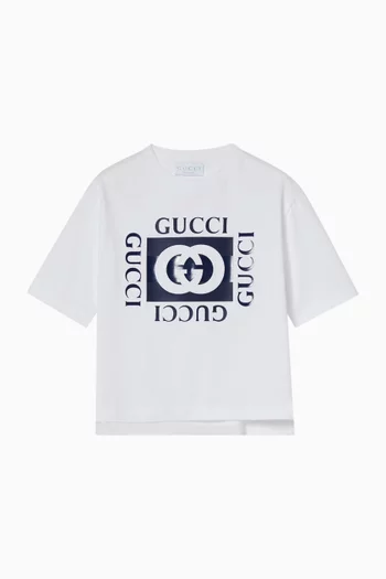 Logo-Print T-shirt in Cotton