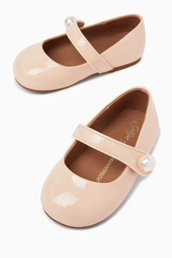 Celia Ballerina Shoes in Patent Leather