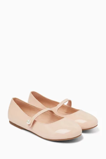 Elin Ballerina Shoes in Patent Leather