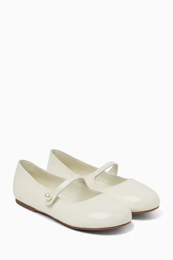 Elin Ballerina Shoes in Patent Leather
