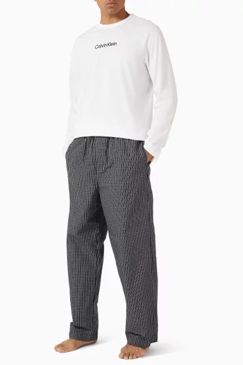 طقم بيجاما ببنطال قطن