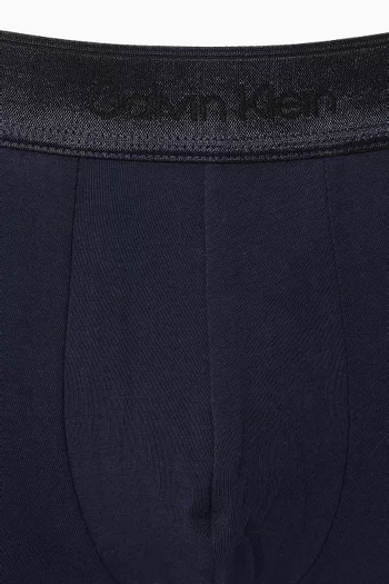 Logo Trunks in Stretch Cotton, Set of 3