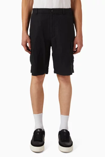 9" Cargo Shorts in Linen