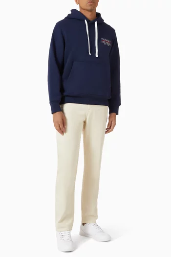 Heritage Logo-print Hoodie in Cotton-terry