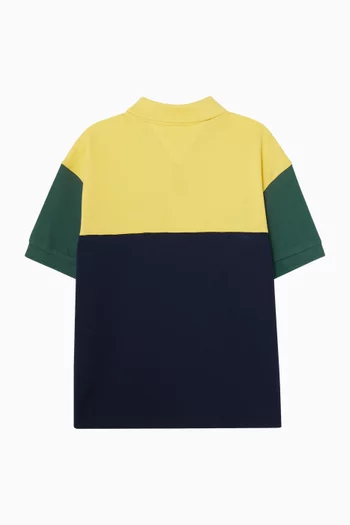 تي شيرت بولو بشعار الماركة قطن