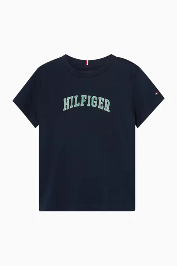Varsity T-shirt in Cotton