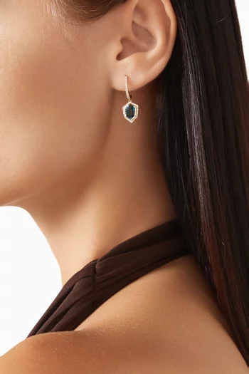 Spring Rosette Earrings in 18kt Yellow Gold