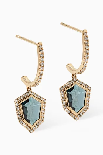 Spring Rosette Earrings in 18kt Yellow Gold