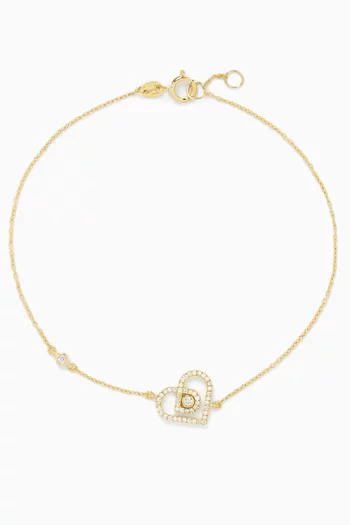 Love By Damas Bracelet in 18kt Yellow Gold
