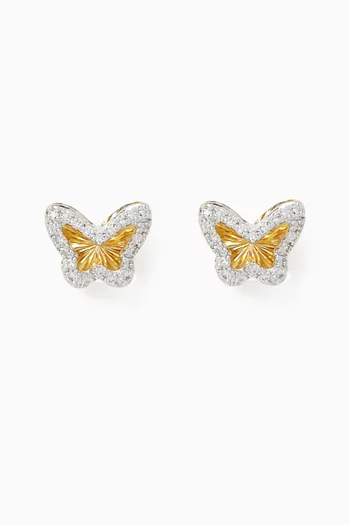 Ara Aurora Diamond Earrings in 18kt Gold