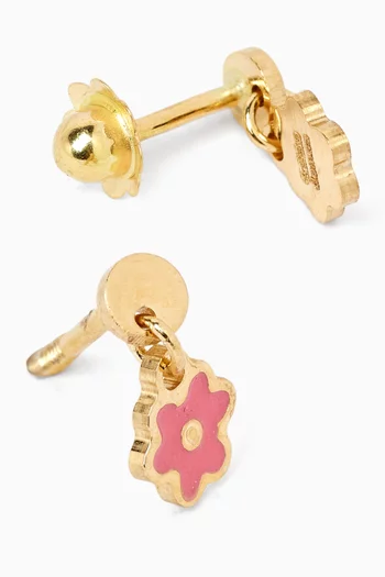 DC Baby Bella Earrings in 18kt Yellow Gold
