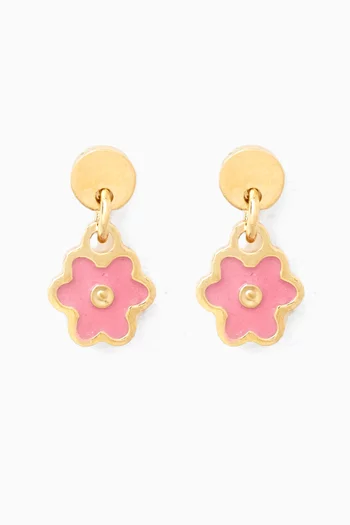 DC Baby Bella Earrings in 18kt Yellow Gold